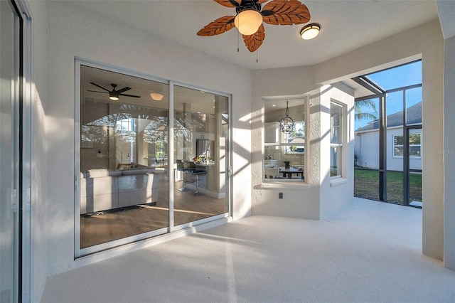14146 Cattle Egret Pl, Bradenton, FL 34202 - interior space with ceiling fan