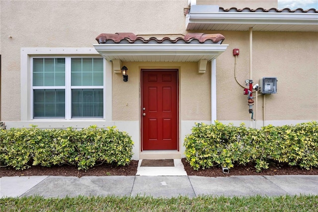 view of entrance to property