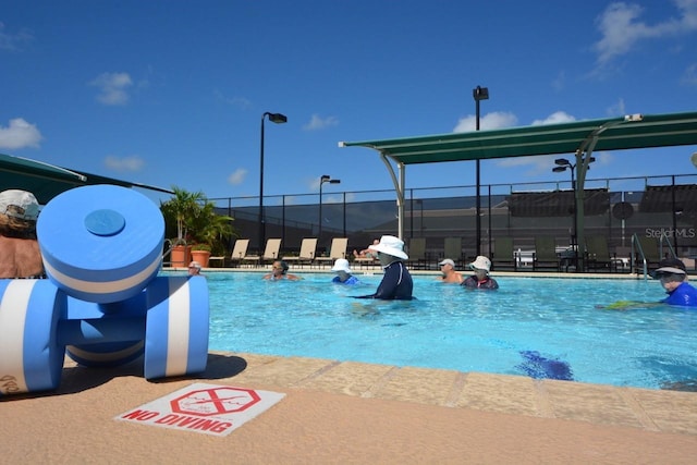 view of swimming pool