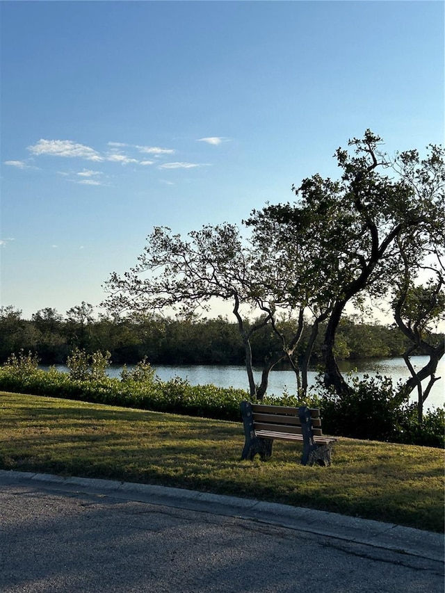 view of water feature