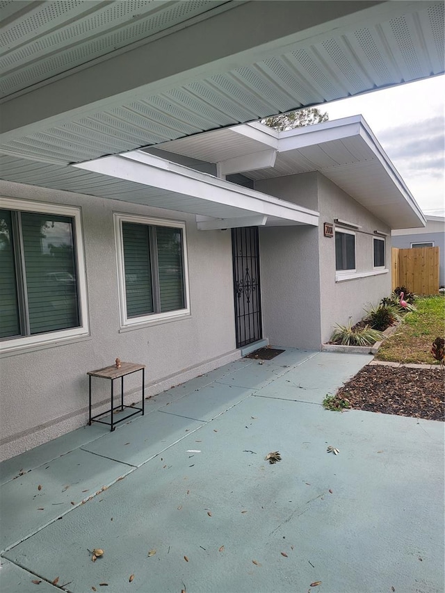 exterior space featuring a patio