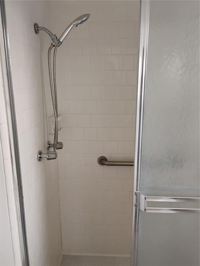 bathroom with an enclosed shower