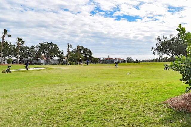 surrounding community featuring a yard