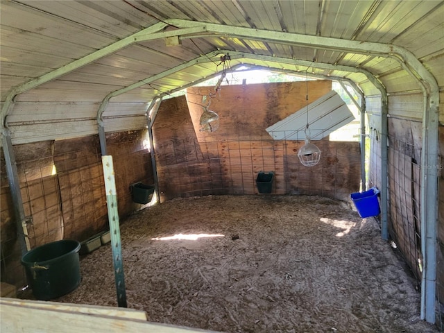 view of stable