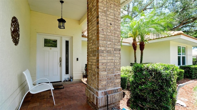 view of entrance to property