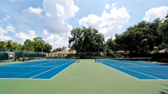 view of sport court