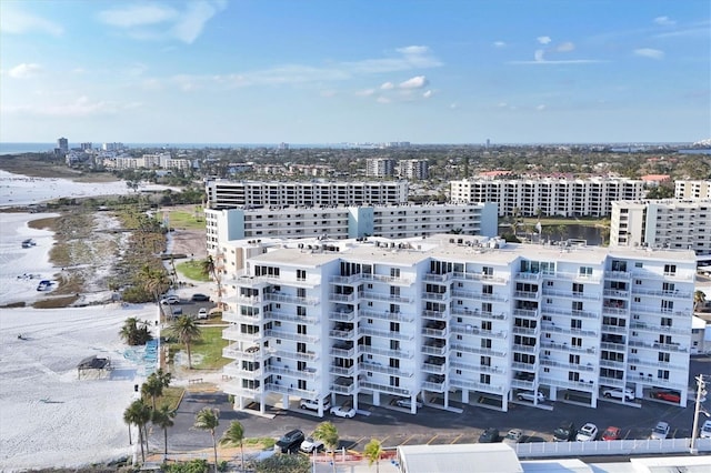 aerial view featuring a view of city