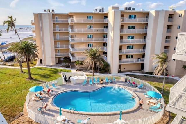 community pool featuring a patio