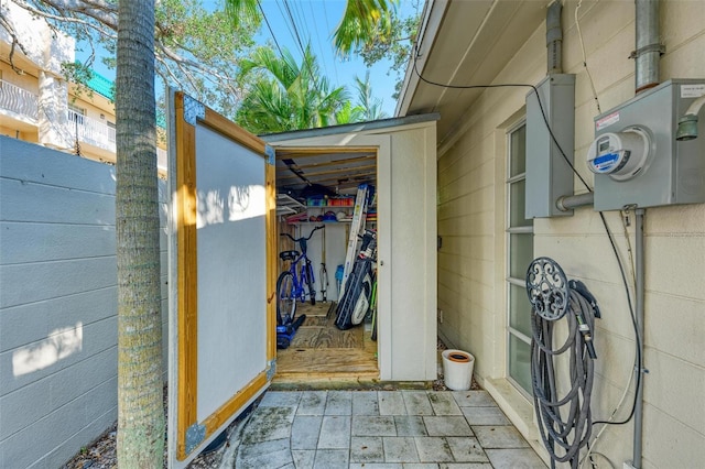 view of outbuilding