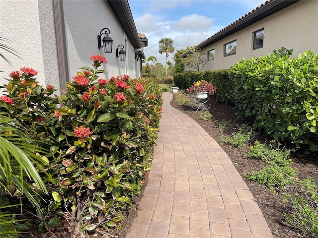 exterior space with a patio