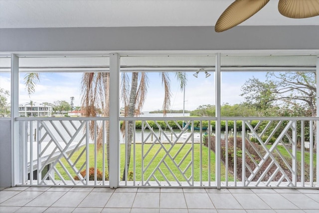 7056 Hawks Harbor Cir, Bradenton, FL 34207 - unfurnished sunroom with a wealth of natural light