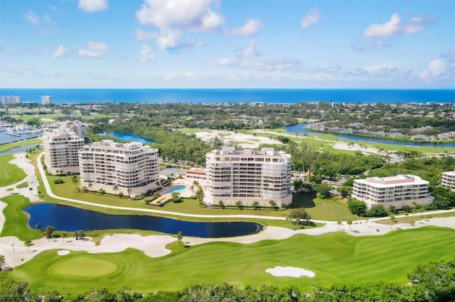 3060 Grand Bay Blvd Unit 175, Longboat Key, FL 34228 - drone / aerial view of apartment complex, a golf club, and a large body of water