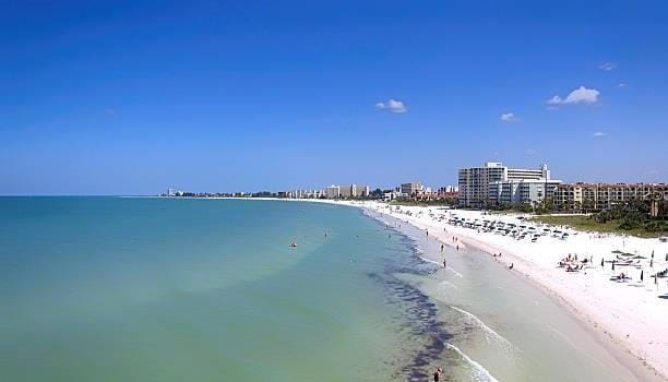 property view of water featuring a beach view