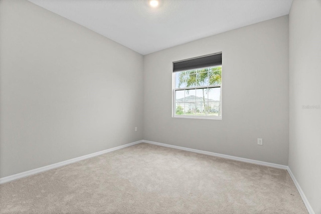 spare room featuring carpet flooring