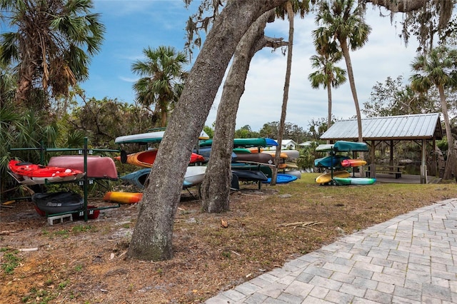 view of play area