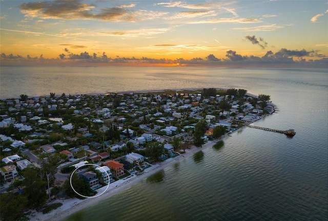 915 N Shore Dr, Anna Maria, FL 34216 - drone / aerial view with a water view