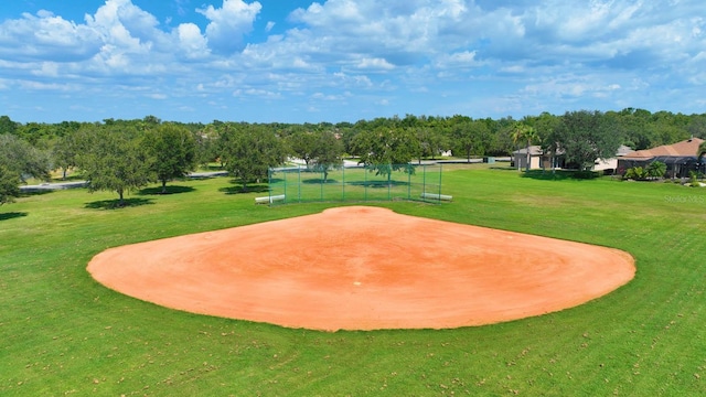 view of home's community featuring a yard