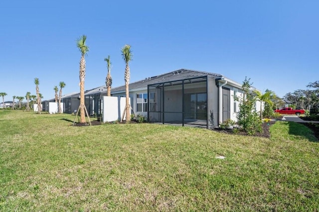 exterior space with a lanai