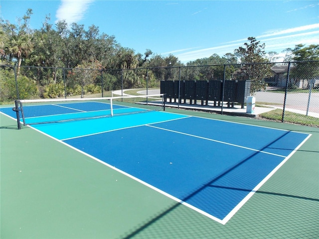 view of sport court