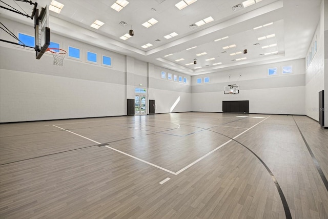 view of sport court with community basketball court