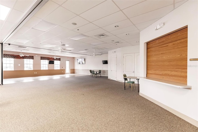 garage featuring wooden walls