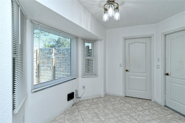 view of tiled entrance foyer