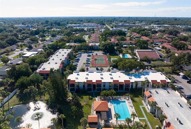 birds eye view of property featuring a residential view