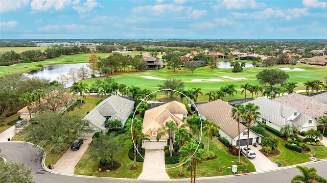 7244 Orchid Island Pl, Bradenton, FL 34202 - aerial view of residential area with a nearby body of water and a golf club