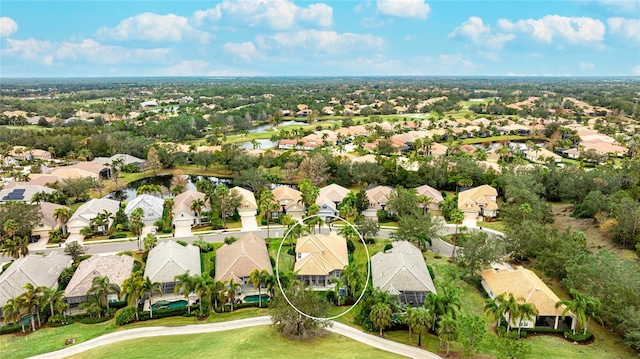 7244 Orchid Island Pl, Bradenton, FL 34202 - aerial perspective of suburban area featuring a nearby body of water