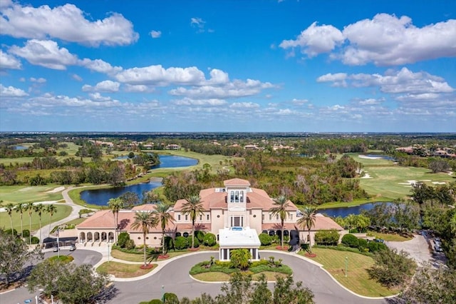 7244 Orchid Island Pl, Bradenton, FL 34202 - drone / aerial view of a large body of water and a local golf course