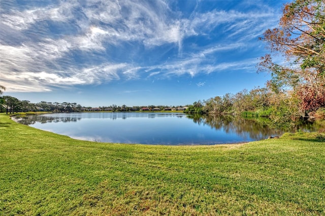 property view of water