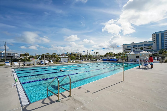 view of pool