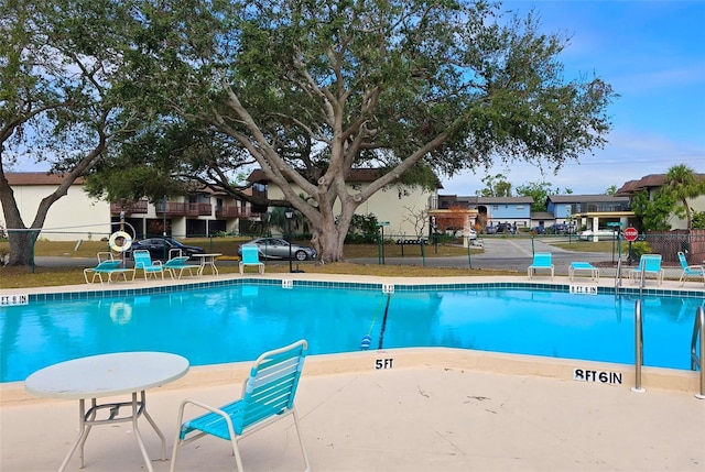 view of pool