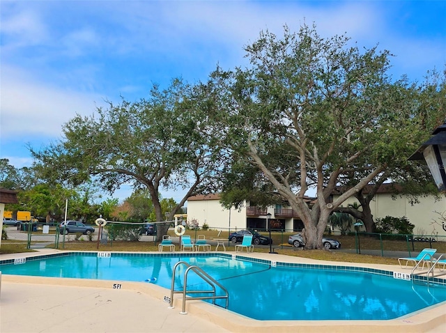 view of pool