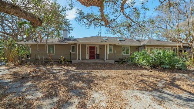 view of ranch-style house