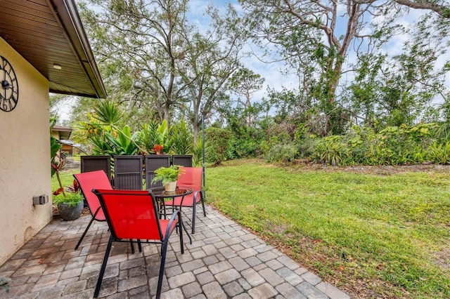 view of patio