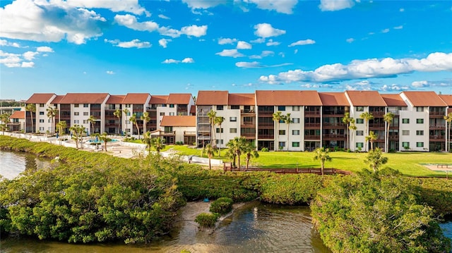 view of property featuring a water view