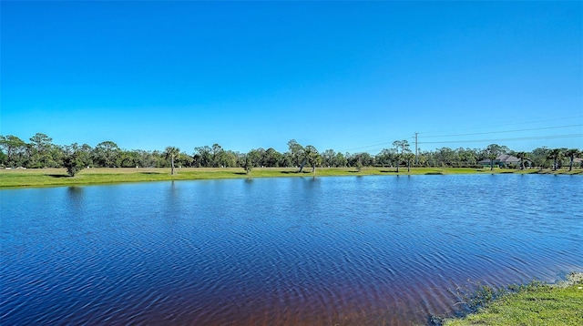 property view of water