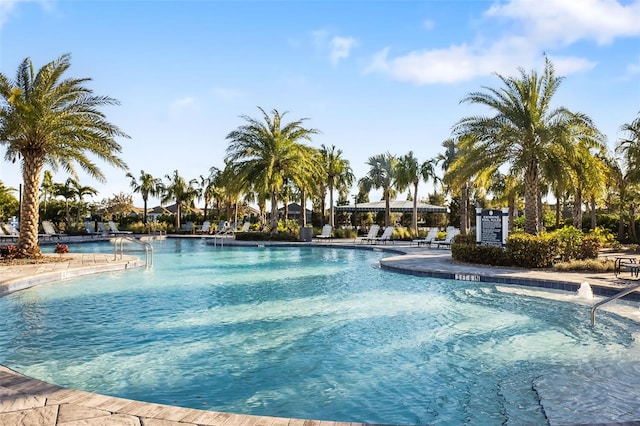 view of swimming pool