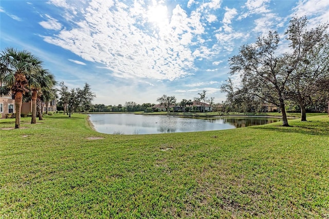 view of water feature