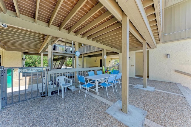 view of patio / terrace with outdoor dining space