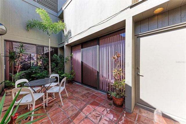 view of patio / terrace with outdoor dining space