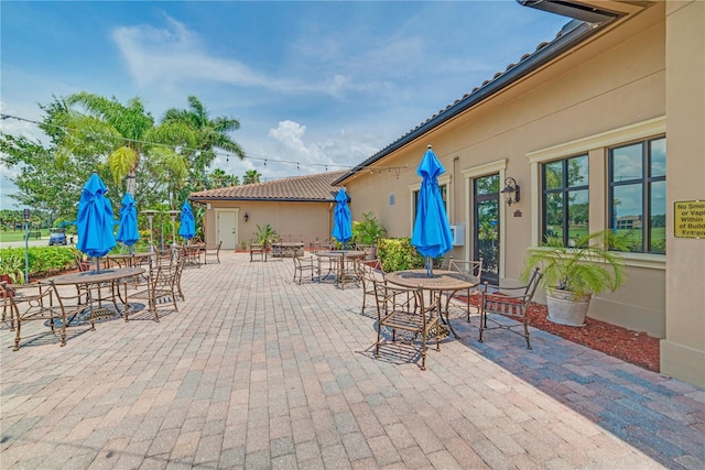 view of patio / terrace with outdoor dining space