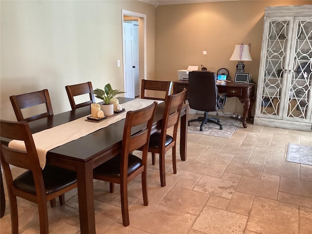 view of dining area