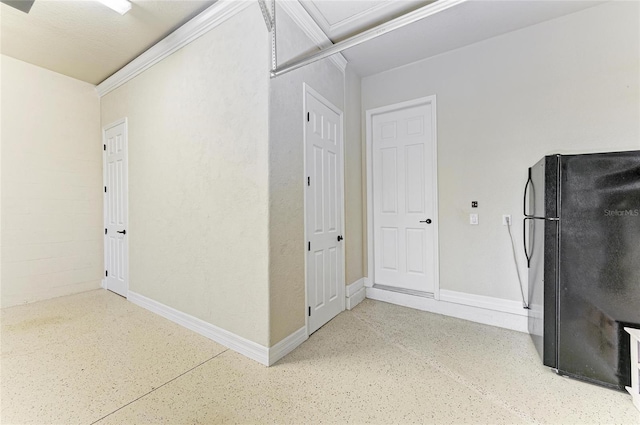 interior space featuring concrete floors