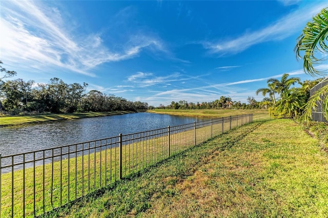 property view of water