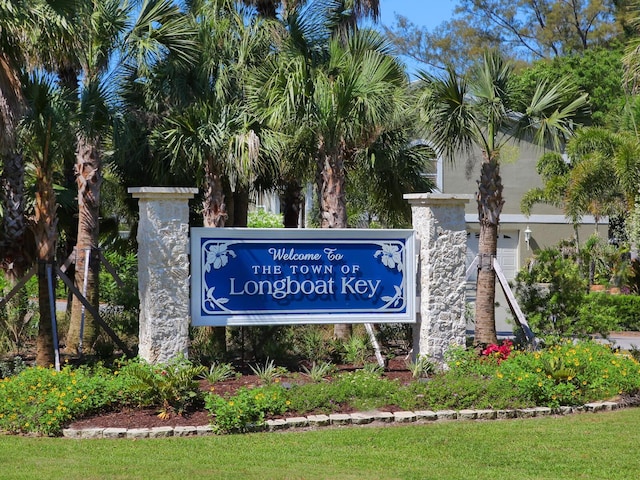 6821 Longboat Dr S, Longboat Key, FL 34228 - view of community sign