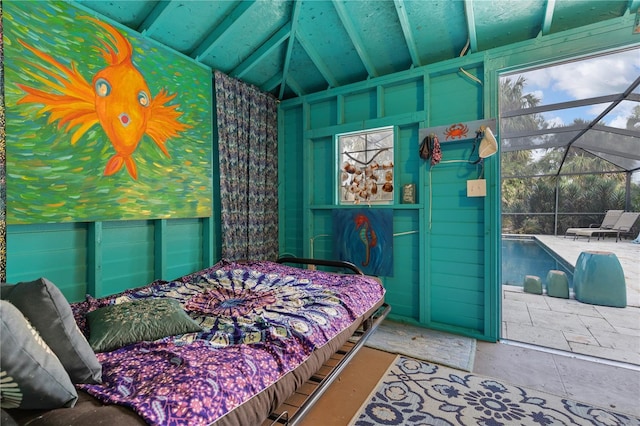 230 Salisbury St, Port Charlotte, FL 33954 - bedroom featuring lofted ceiling
