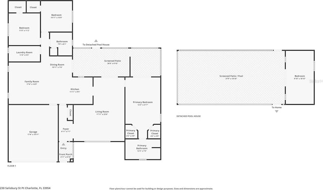 230 Salisbury St, Port Charlotte, FL 33954 - view of layout