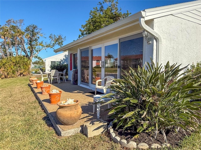 exterior space featuring a patio area